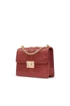 Charles Keith Chain Flap Shoulder Bag Clay